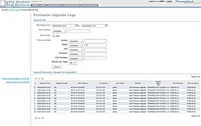 CMTP Reporting Module Test Results