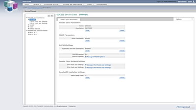 DOCSIS Service Class